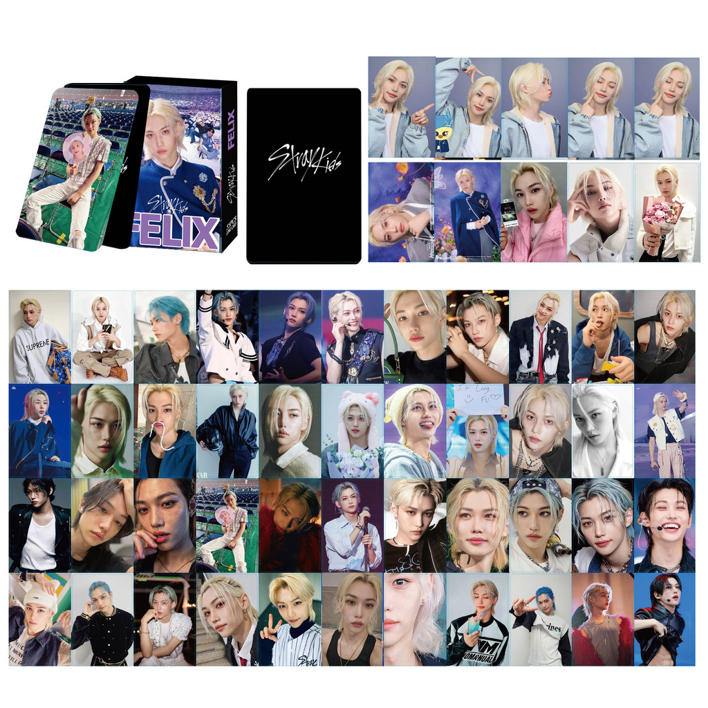 55pcs STRAY KIDS SKZ HOP Lomo Cartões ATE Perder My Breath Magic