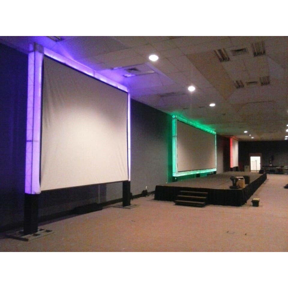 2m x 2,80m - Tecido Para Tela Projeção Projetor Branco Mapping | Shopee ...