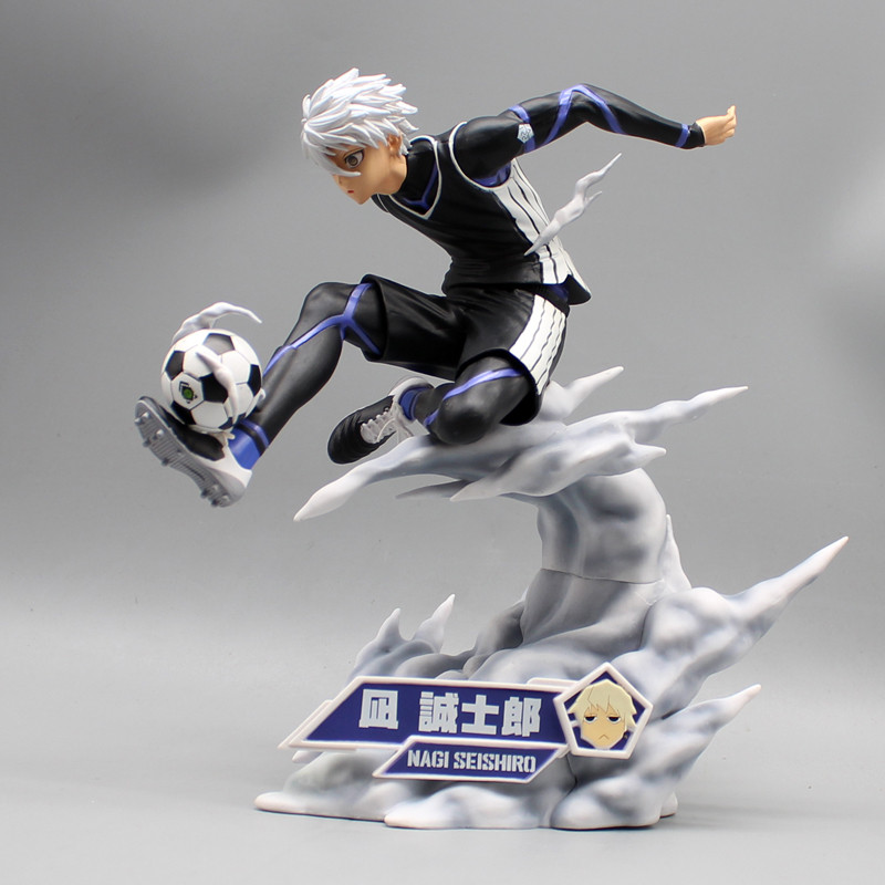 Figura De Anime Nagi Seishiro De PVC – 8.5 Cm, Postura Sentada, Ideal Para Escritorio Y Colección