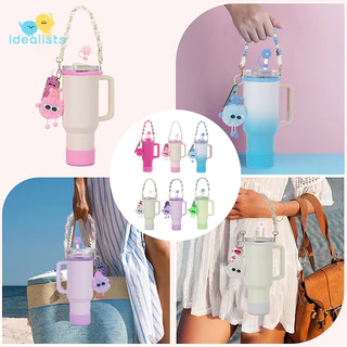 Idealistas 6PCS Uso Para Acessórios Stanley Cup Tumbler 40oz 30oz , Compatível Com Water Bottle Handle Sling Strap Nice
