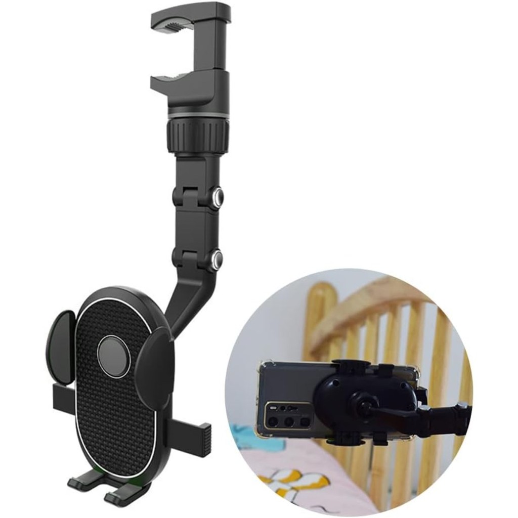 Suporte de Celular Multifuncional com Rotação 360º – Para Carro, Quarto ou Escritório