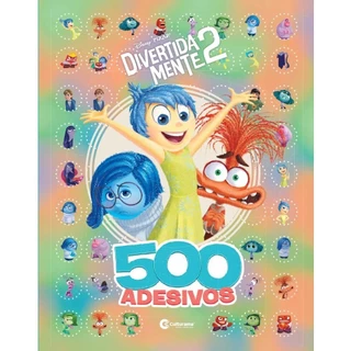 Livro 500 Adesivos Divertida Mente 2 ORIGINAL