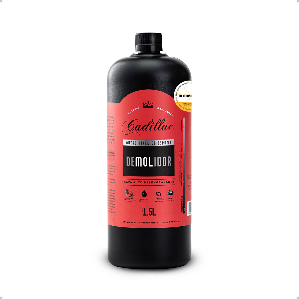 Demolidor Cadillac Lava Autos Desengraxante Mol 1,5l