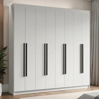 Guarda-Roupa Casal 8 Portas Batentes Venus Madesa B em Oferta na Shopee