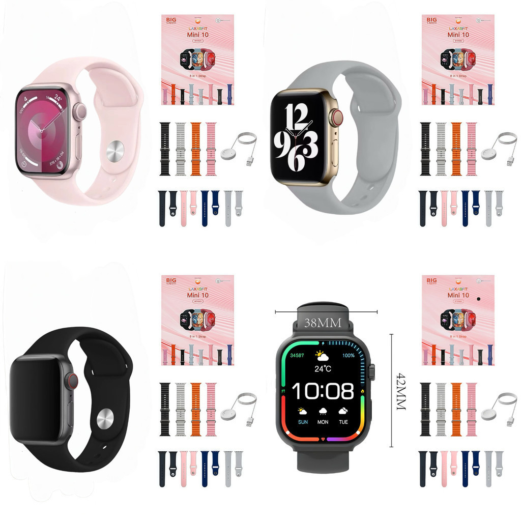 Relogio Smartwatch Mini 10 Infinit 8 Em 1 Laxasfit jimmy | Shopee
