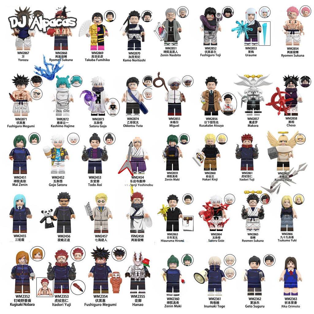 Blocos De Construção Figuras Brinquedo Colecionável WM2357 WM2864 WM2353 WM2865