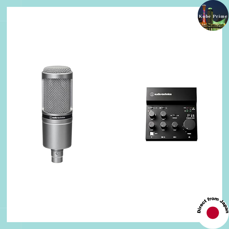 "Audio-Technica AT2020 Condenser Microphone Bundle: Ideal for Streaming, Recording, and Podcasting"