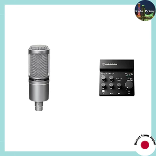 "Audio-Technica AT2020 Condenser Microphone Bundle: Ideal for Streaming, Recording, and Podcasting"