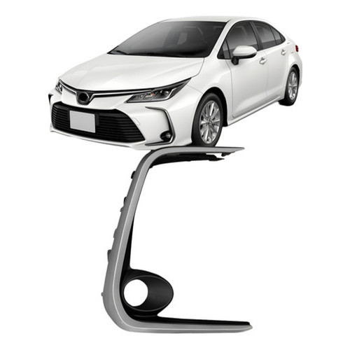 Moldura Milha Corolla 2020 2021 2022 C/ Moldura Cinza | Shopee Brasil