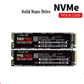 SSD de alta velocidade M.2 NVMe 990 Pro 980 Pro Unidade de Estado Sólido 1TB 2TB 4TB PCIe 4.0