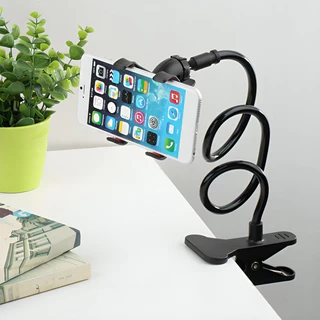 Suporte Celular Universal Articulado Pendurável Mesa Flexível Presilha 360 Giratório Suporte de Celular Com Garra