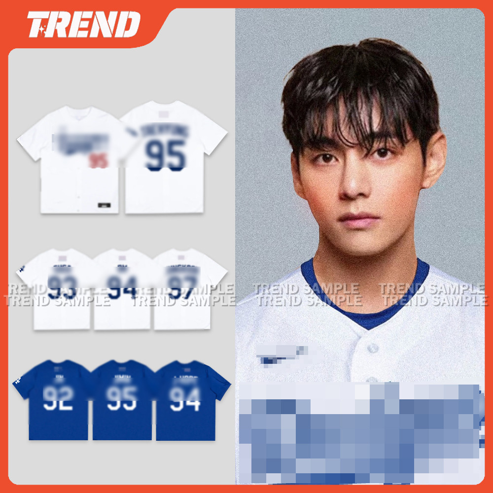 BTS V TAEHYUNG Merch Uniform jersey Camisa Unissex Vintage