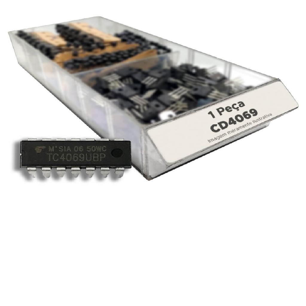 10X Circuito Integrado Cd4069 = Cd 4069 - Dip14 | Shopee Brasil