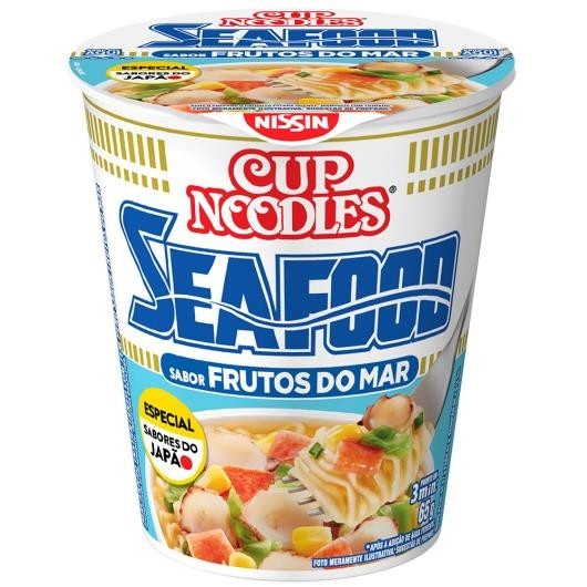 Cup Noodles Nissin Frutos Do Mar 65G Edição Asiática