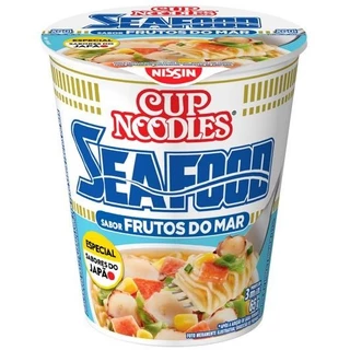 Cup Noodles Nissin Frutos Do Mar 65G Edição Asiática