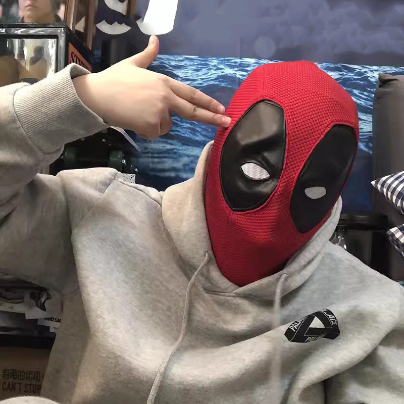 Deadpool Halloween Máscaras De Cosplay Headgear Short Type Avengers Spiderman Party Props Role Playing