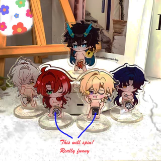 Honkai Star Rail Rotatable Pequeno Cartão De Pé Giratório De Alto Valor Para Ornamentos De Mesa REKL