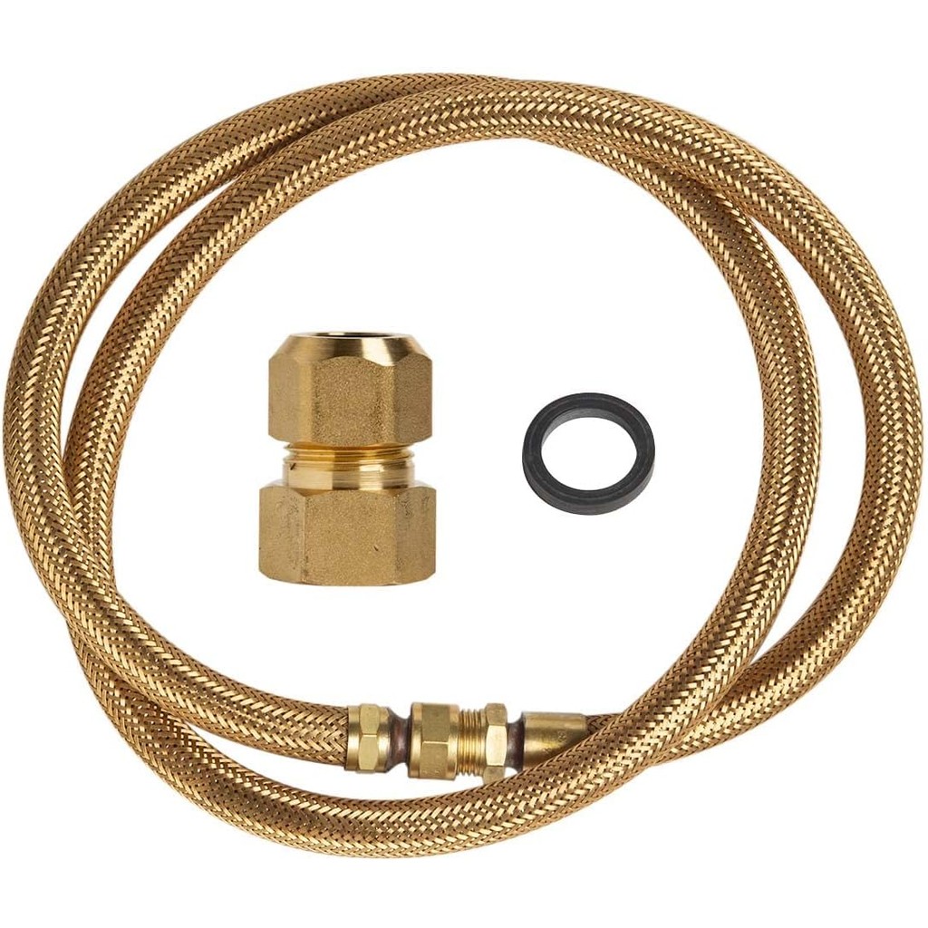 Kit Gás Encanado Mangueira Cobre Haenke 4m + Adaptador