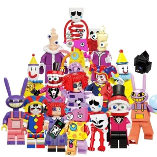 The Amazing Digital Circus Action Figures Pomni Jax Ragatha Bloco De Construção Coleção Brinquedos Para Criança