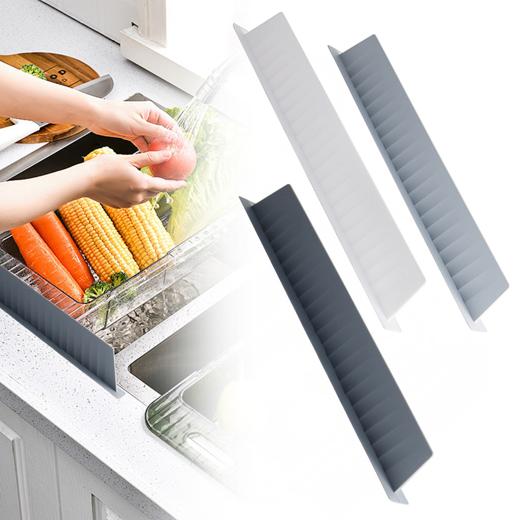 1 Pçs Silicone Pia Respingo Guarda Evitar Defletor De Água Bancada Da Cozinha Reutilizável