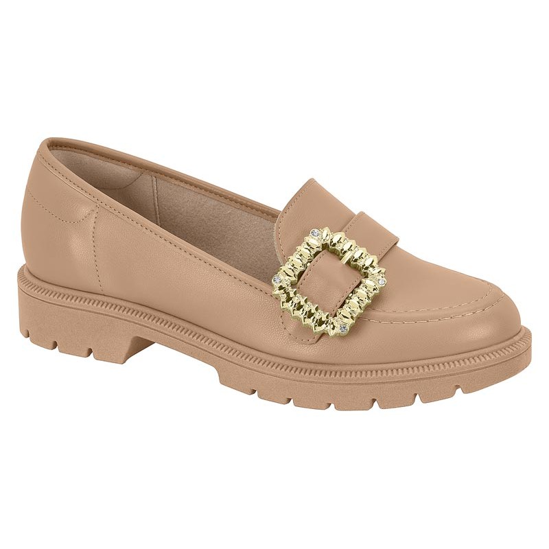 Sapato Mocassim Feminino Beira Rio Com Fivela 4283-123 | Shopee Brasil