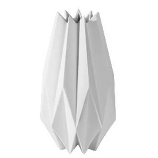 Vaso Origami Branco 13X23X13Cm Cerâmica em Oferta na Shopee