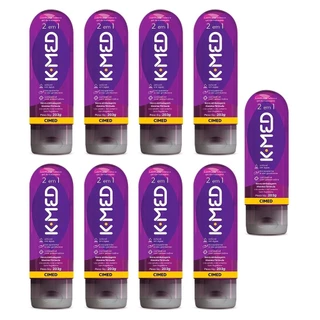 Kit 9 unidades - Gel Lubrificante Íntimo K-med 2 Em 1 200ml em Oferta na Shopee
