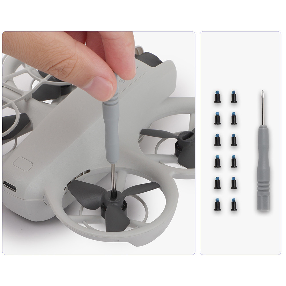 Lot 8 Hélices 2016S Noires Pour DJI Neo – Lames Stables, Légères Et Silencieuses De Rechange