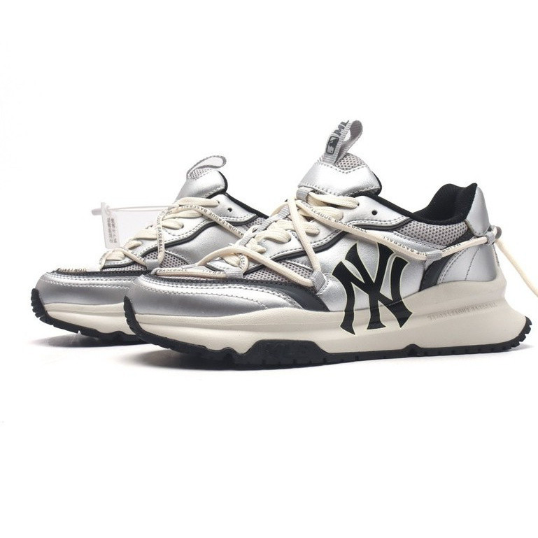 New York Yankees x MLB Chunky Runner Liner Cinza Prata Casual Jogging