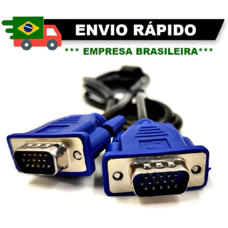 CABO VGA MACHO PARA VGA MACHO COM FILTRO 1,8 METROS
