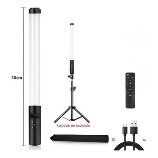 Luz Bastão ajustável fotográfico portátil 3200K-5500K da suficiência do diodo emissor de luz em Oferta na Shopee