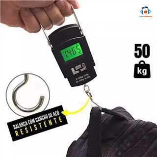 Balança Digital De Mão 50kg Portátil Precisão Bagagem Mala Grande Pesca Bolsa Viagem Camping em Oferta na Shopee
