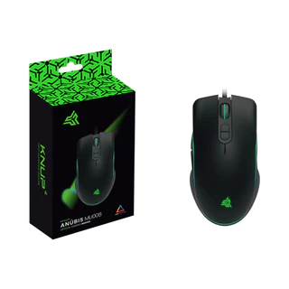 Mouse Gamer Profissional com Sensor Óptico LED RGB Design Ergonômico Compatível com PC e Videogame