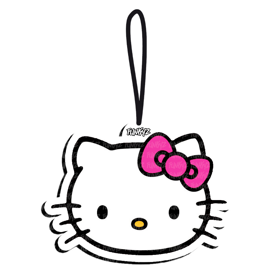 Aromatizante Hello Kitty (Cheirinho de Carro Tipo Little Tree) Funkyz
