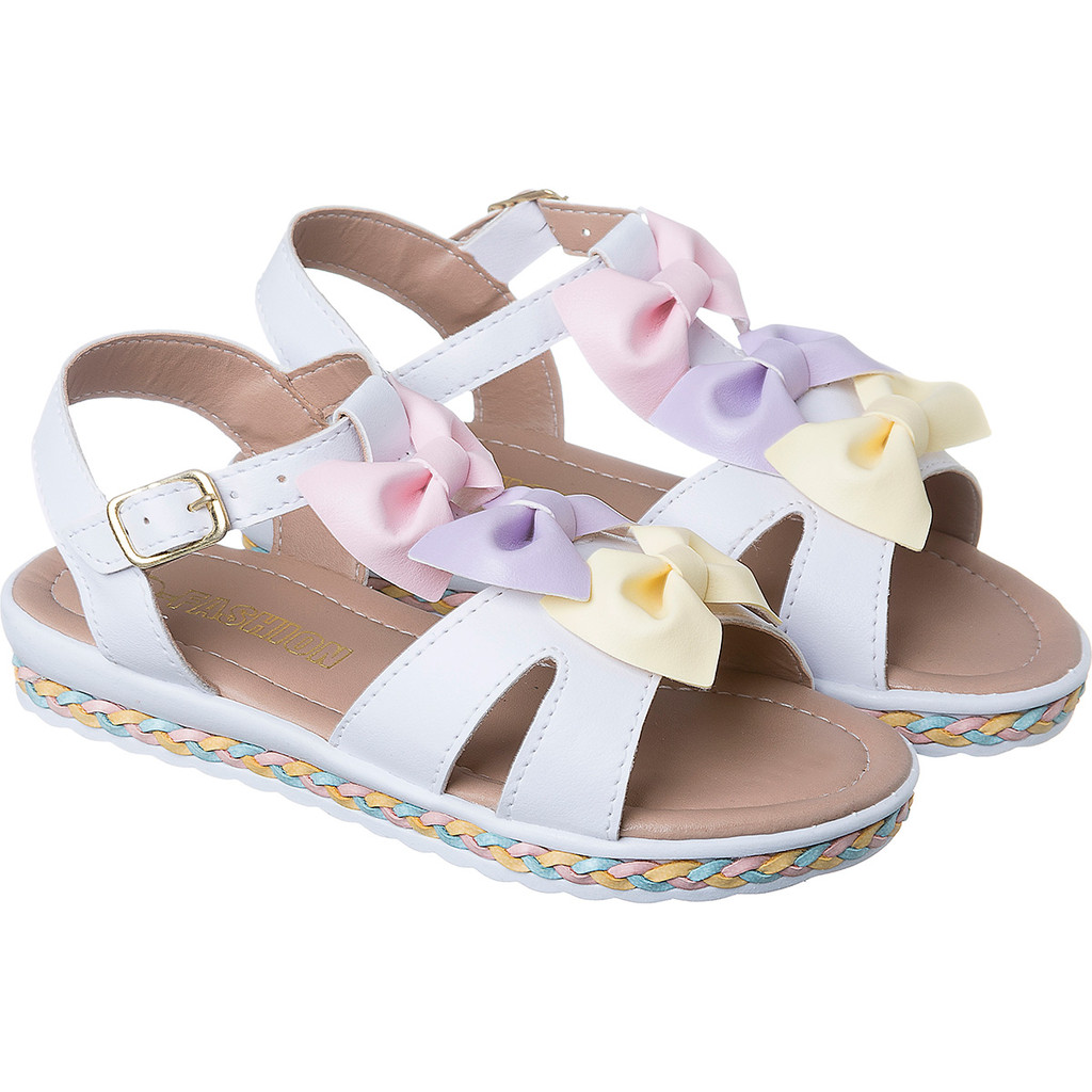 Sandália Infantil Menina Festa Salto Anabela Plataforma Moda | Shopee ...