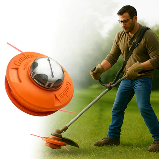 Carretel Fio Nylon Automático Carga Fácil Bate Libera Garden M10 Roçadeira Universal