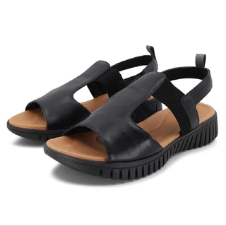 Sandalia Plataforma Couro Usaflex Ah0108 em Oferta na Shopee