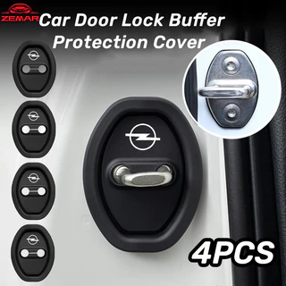 4Pcs Opel Silicone Proteção Da Fechadura Porta Do Carro Tampa Amortecedor Acessórios Silenciosos Universais Para Corsa Vectra Astra g H J K Insignia Vivaro Zafira Mokka
