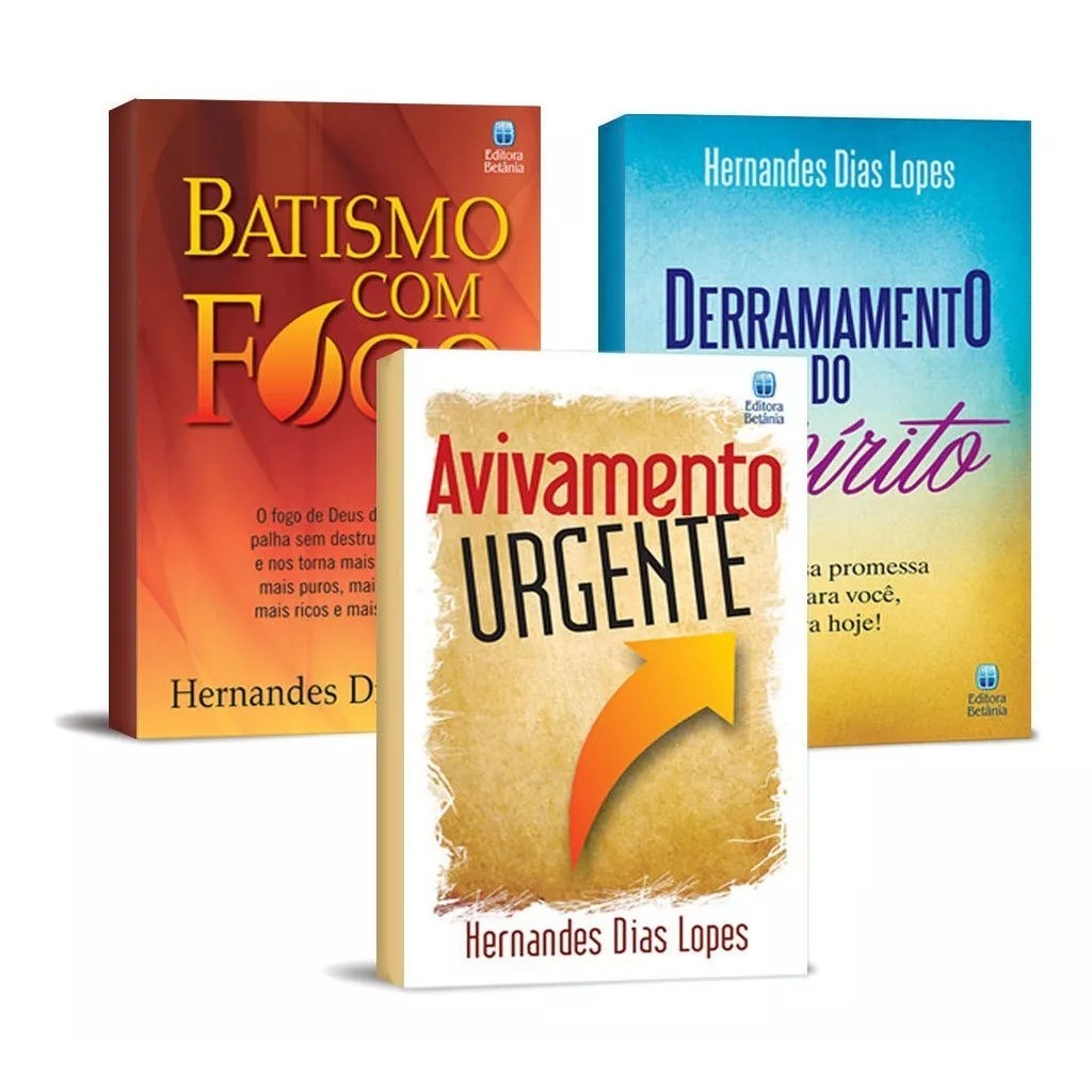 Kit 3 Livros | Avivamento | Hernandes Dias Lopes | Shopee Brasil
