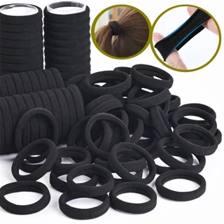 40 unidades/saco moda preto rabo de cavalo corda de cabelo elásticos design barato faixa de estudante acessórios para cabelo feminino