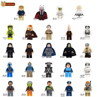 Bloco De Construção De Filmes De Ficção Científica Bonecas Star Wars Colecionáveis De Aniversário mini Brinquedos Infantis