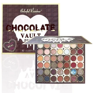 Chocolate 42 Sombra Colorida Sombra Colorida Purê de Batata Terra Cor Glitter Paleta de Sombra Perolada Mate