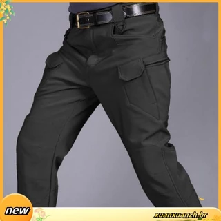 Calça tática masculina com elasticidade múltipla militar urbana casual esportiva rápida S-5XL POOC