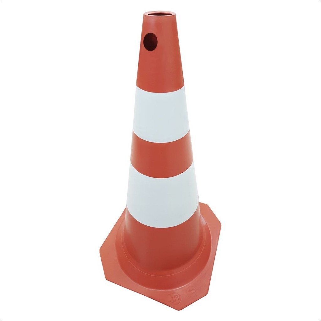 Cone Rigido Laranja Sem Refletivo 75cm | Shopee Brasil