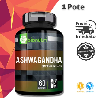 Ashwagandha (Ginseng Indiano) 60 Cápsulas - Bionutri