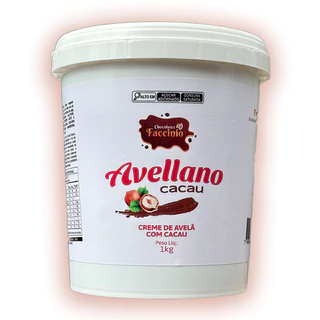 Creme de Avelã com Cacau Avellano 1Kg - Semelhante a Nutella