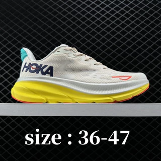Hoka um 64/9 masculino e profissional whita tênis esportivos, saiz 36-47 tênis grande extra