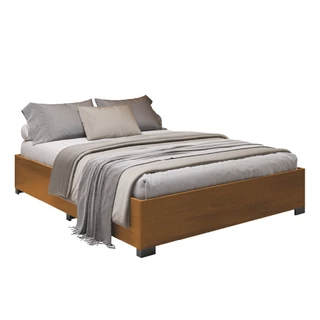 Cama Box Base Queen para Colchão de 1,58m Desmontável Aruba Cinamomo Dobuê