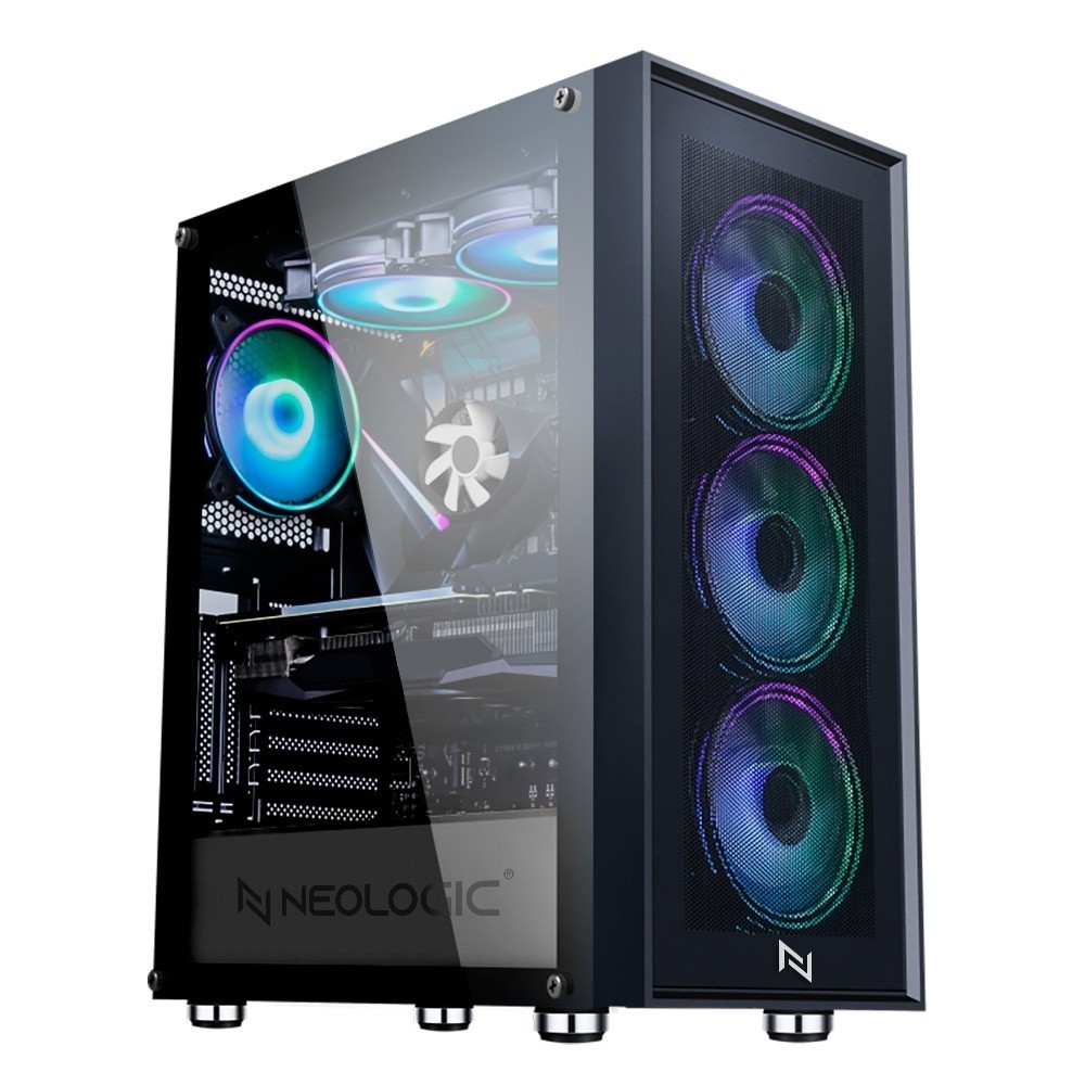 PC GAMER AMD RYZEN 7 5700X3D 32GB DDR4 3200MHZ (RTX 4060 8GB) SSD 1TB M.2 NVME 600W 80 PLUS, WATERCOOLER 240MM, NEOLOGIC - NLI86356