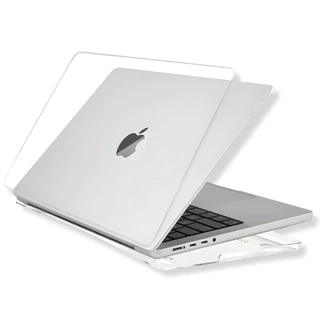 Capa SkinCase Transparente Para MacBook Pro 14 M1 M2 M3 Ano 2021 Até 2024 - Cristal Clean